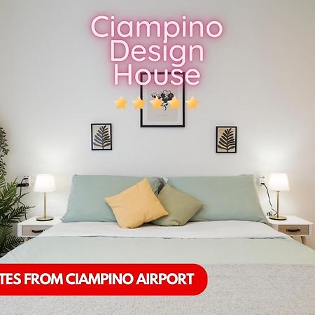 Casa Design Con A/C E Wifi_7 Minuti Ciampino Aeroporto Apartment Exterior photo